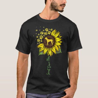 Great Dane Mum Sunflower Great Dane Lover Gifts Do T-Shirt