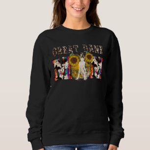 Great Dane Mum Western Sunflower Mother's Day Sweatshirt