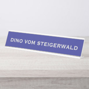Great Dane Name Desk Name Plate