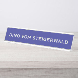Great Dane Name Desk Name Plate