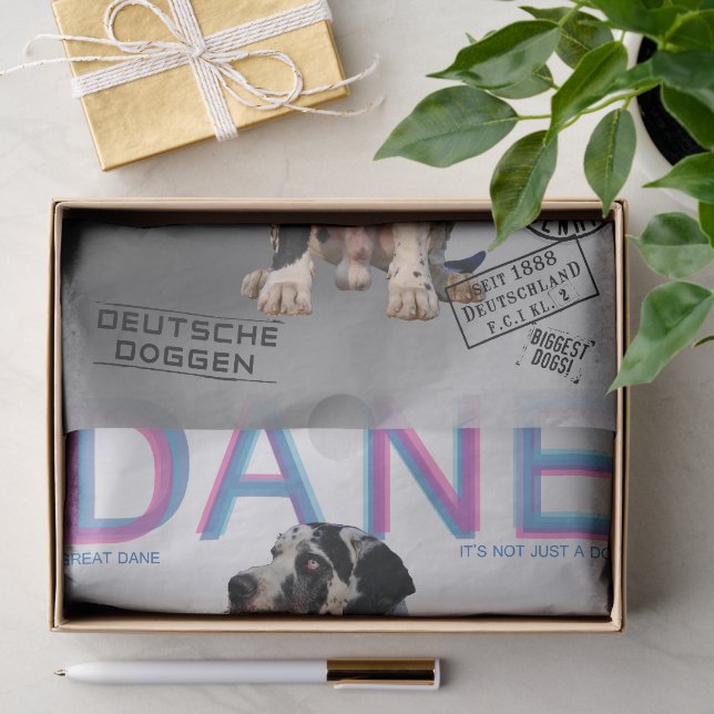 Great Dane Nose  Tissue Paper (Gift)