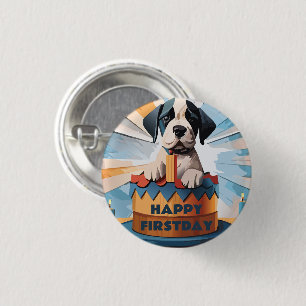 Great Dane Owner 3 Cm Round Badge