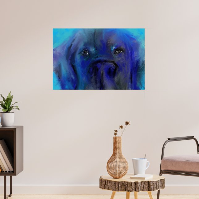 Great Dane Painting Poster (Living Room 3)