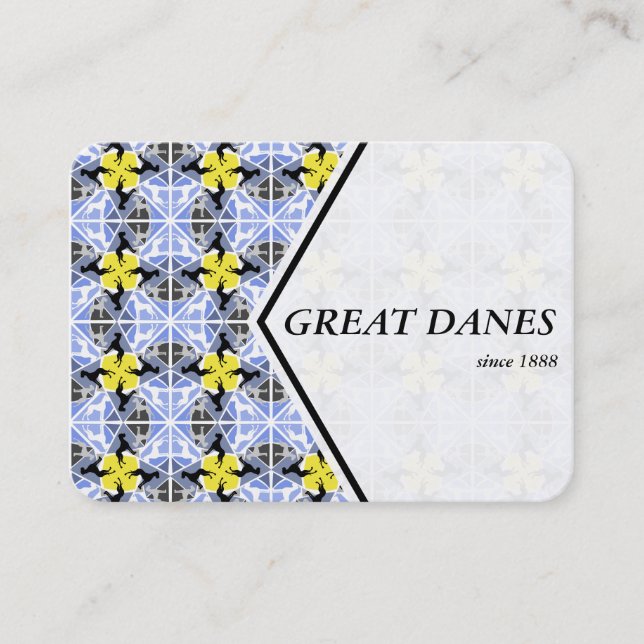 Great Dane Pattern Cards (Front)