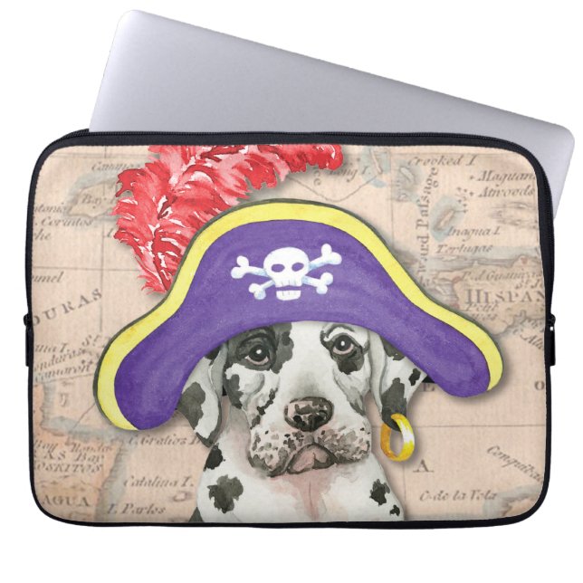 Great Dane Pirate Laptop Sleeve (Front)