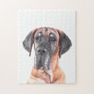 Great Dane Portrait Jigsaw Puzzle