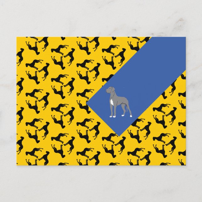 Great Dane Postcard (Front)