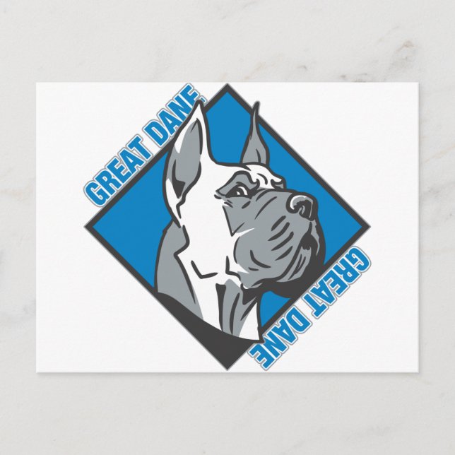 Great Dane Postcard (Front)