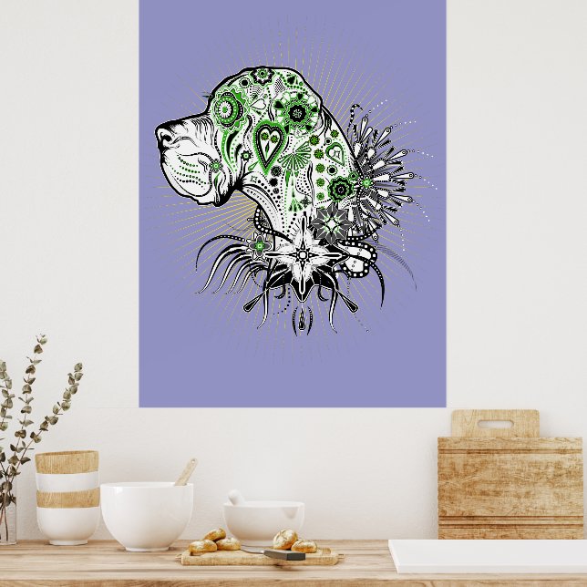 Great Dane Poster (Kitchen)