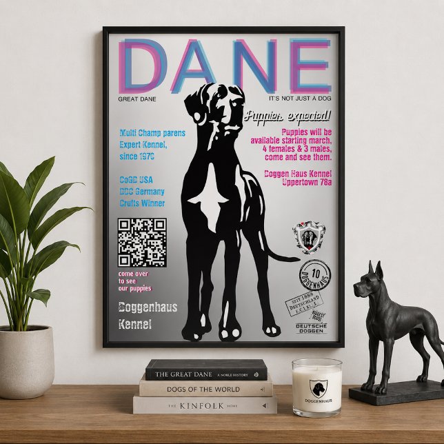 Great Dane Poster for Puppy Seller  (Creator Uploaded)
