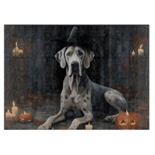 Great Dane Pumpkins Halloween Scary Flip Cutting Board