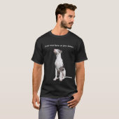 Great Dane puppy dog beautiful custom mens t-shirt (Front Full)