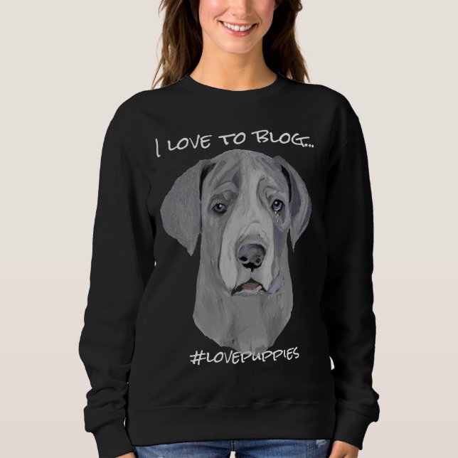 Great Dane Puppy Sweatshirt (Front)