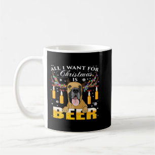 Great Dane Reindeer Beer Christmas Ornaments Xmas  Coffee Mug