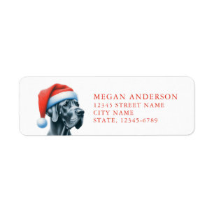 Great Dane Return Address Labels