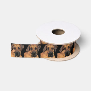 Great Dane Satin Ribbon