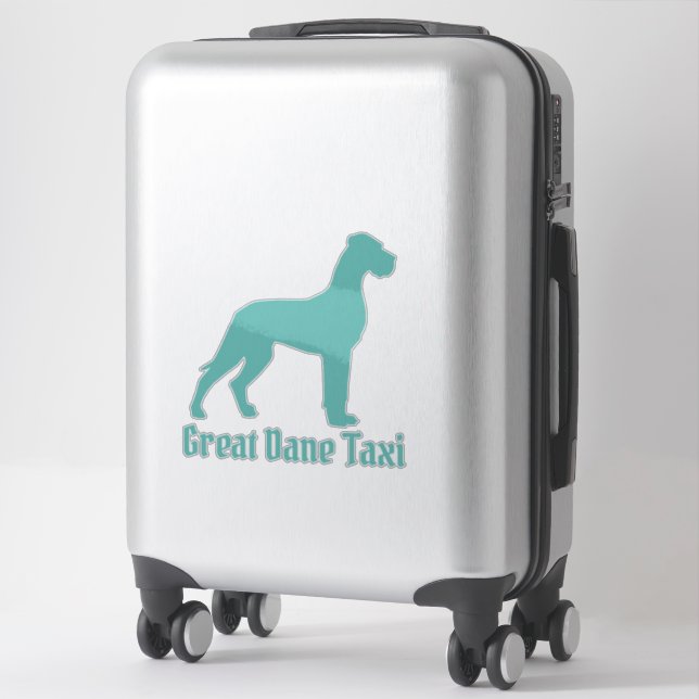 Great Dane Silhouette transparent (Suitcase)