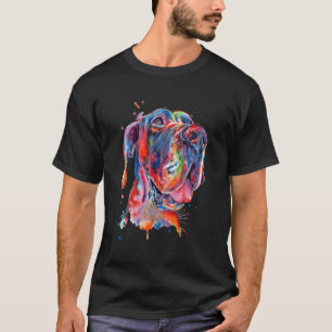 Great Dane Splash Art Dane T-Shirt