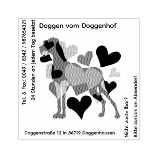 Great Dane Stamp lots of text