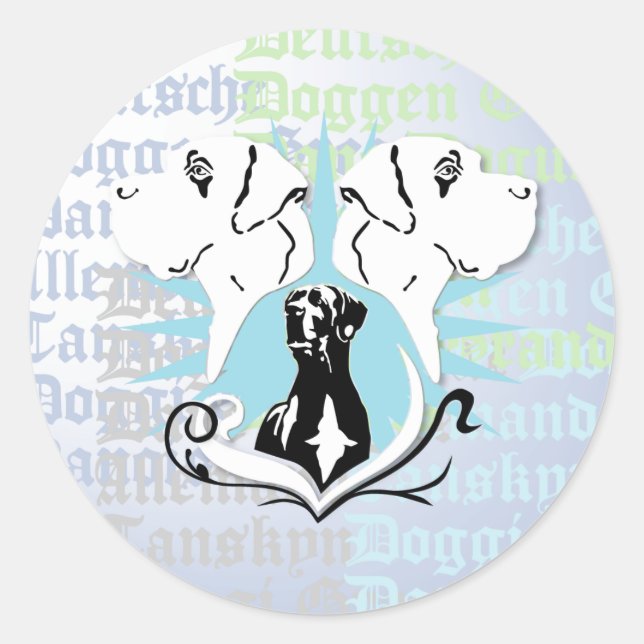 Great Dane Sticker (Front)
