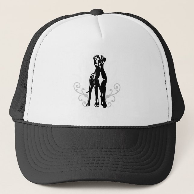 Great Dane Stud Trucker Hat (Front)