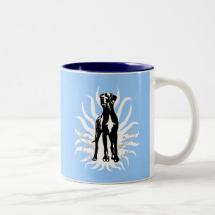 Great Dane Stud Two-Tone Coffee Mug