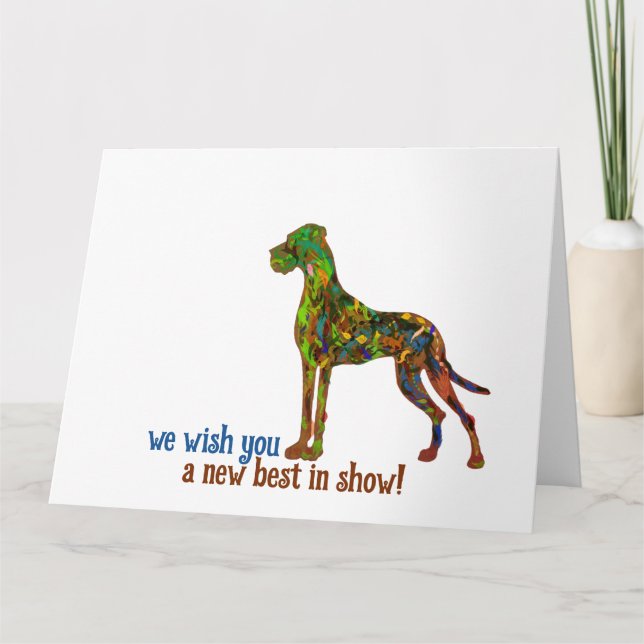 great dane sympathy cards (Front)