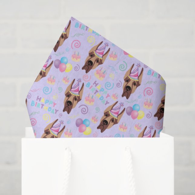 Great Dane Tissue Paper in Purple (Gift Bag)