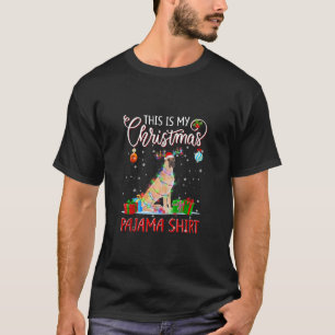 Great Dane Tree Light Dog Xmas This Is My Christma T-Shirt