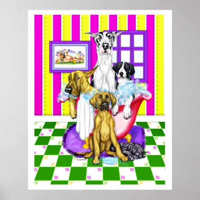 Great Dane Tub Full Poster (Front)
