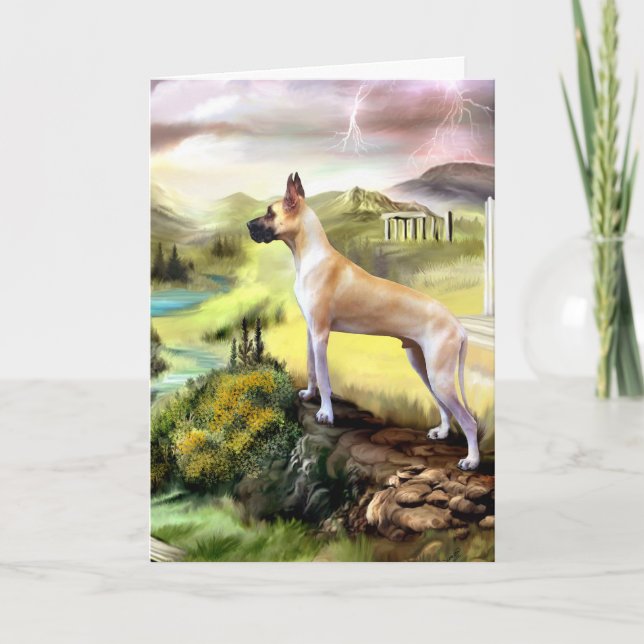 Great Dane Valley of Zeus Card - Customised (Front)