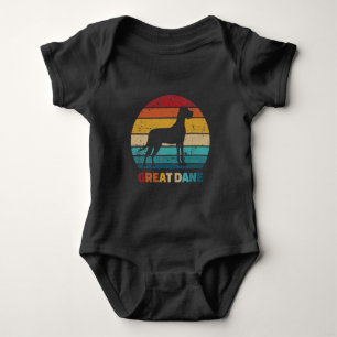 Great Dane vintage Baby Bodysuit
