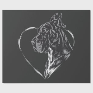Great Dane Wrapping Paper