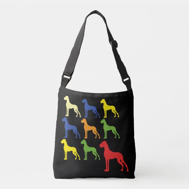 Great Danes Crossbody Bag (Front)