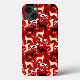 Great Danes Dog Pattern Harlequin Case-Mate iPhone iPhone 13 Case