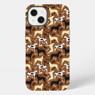 Great Danes Dog Pattern Harlequin iPhone 13 Case