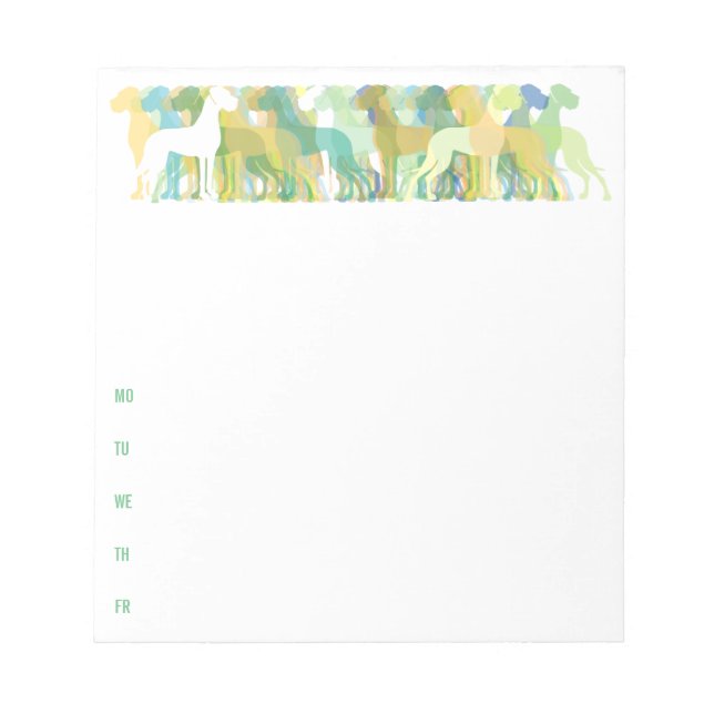 Great Danes Notepad (Front)