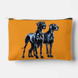 Great Danes Watercolor Accessory Pouch