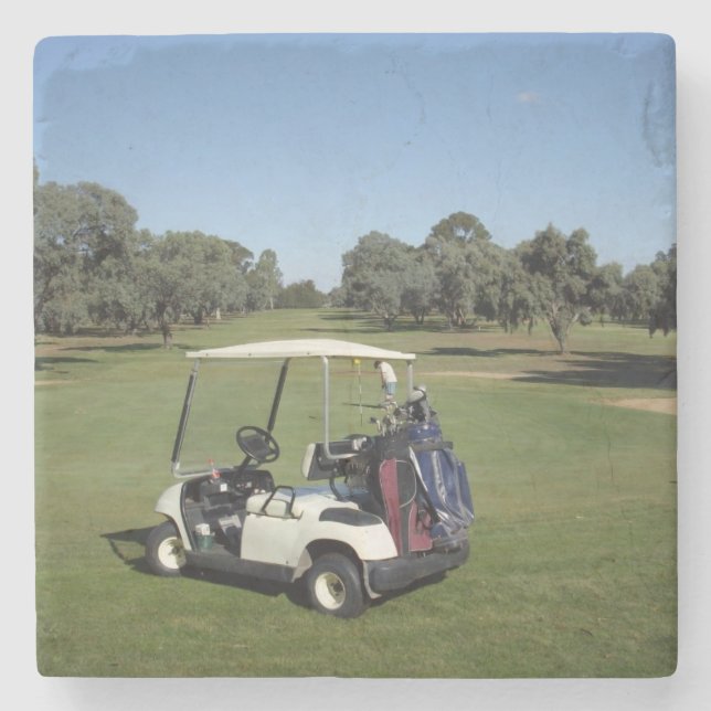 Great Day For Golf, Stone Coaster (Front)