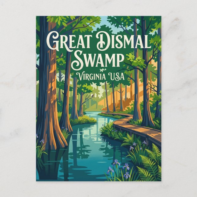 Great Dismal Swamp USA Postcard (Front)