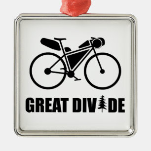 Great Divide Bikepacking Route Metal Ornament