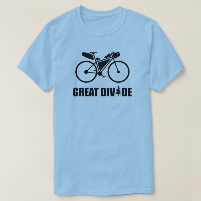 Great Divide Bikepacking Route T-Shirt (Design Front)