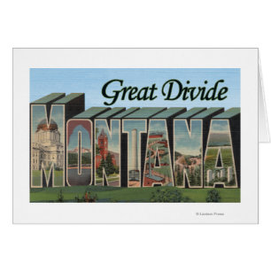 Great Divide, Montana - Large Letter Scenes