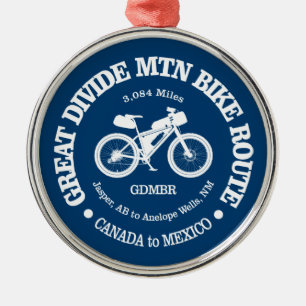 Great Divide Mountain Bike Route (MTB) Metal Ornament