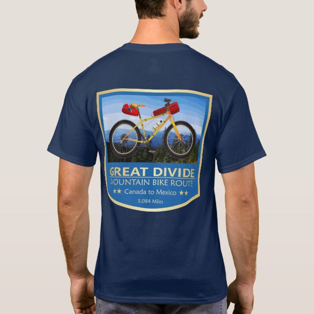 Great Divide Mtn Bike Rte (bike2) T-Shirt (Back)