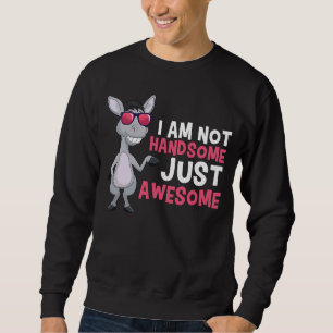 Great donkey  zoo animals farm sweatshirt