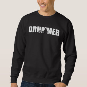 Great drummer gift drum rock music sweatshirt