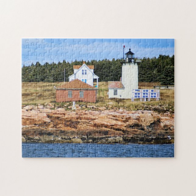 Great Duck Island Lighthouse, Maine Jigsaw Puzzle (Horizontal)