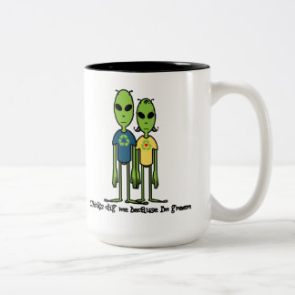 Great eco-friendly gift idea for him. Two-Tone coffee mug