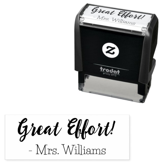 Great Effort Add Your Name Teacher Self-inking Stamp (In Situ)